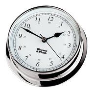 Weems &amp; Plath Endurance Collection 125 Quartz Clock (Chrome)