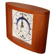 Free standing Tide clock in wooden frame N2