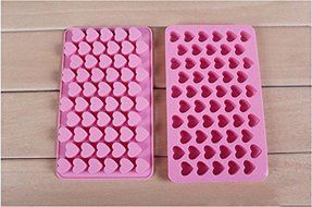 Silicone DIY 55 Mini Heart Shape Baking Mould Chocolate Mold Cake Decoration N7