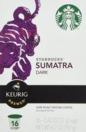 Starbucks Sumatra Dark Roast Coffee Keurig K-Cups, 16 Count N3