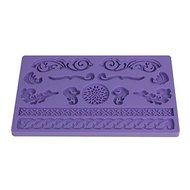 Tint Lace Gumpaste Mat Silicone Mold Sugar Cake Decoration Mold Sugar Art Tools DIY Baking Flower