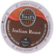 Tully&#039;s Coffee Italian Roast, 24-Count K-Cups for Keurig Brewers (Pack of 2) N2