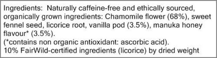 Chamomile, Vanilla &amp; Manuka Honey 20 Bags N2