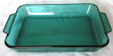 Anchor Hocking Emerald Green 3 Qt Baking Dish 9-1/2 X 13-1/2 X 2