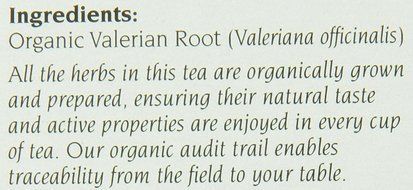 Celebration Herbals Tea Valerian Root Organic -- 24 Herbal Tea Bags