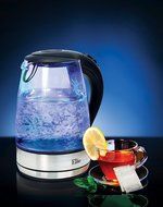 Elite Platinum EKT-200 Maxi-Matic 1.7 L Cordless Glass Kettle, Clear