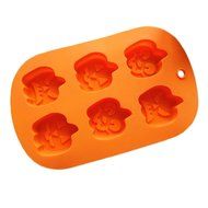 JLHua 6 Emoji Pumpkin Emothion Silicone Muffin Cups Handmade Soap Molds Biscuit Chocolate Ice Cake Baking Mold...