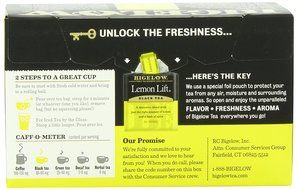 Bigelow Lemon Lift Tea, 20-Count Boxes (Pack of 6) N3