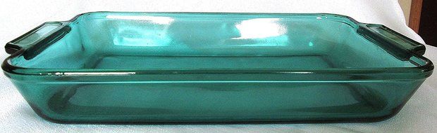 Anchor Hocking Emerald Green 3 Qt Baking Dish 9-1/2 X 13-1/2 X 2 N2