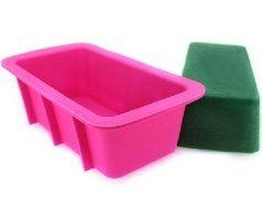 Lvxuan Rectangle Silicone Oven Ice Cream Lattice Cake Baking Candy Making Moulds Cake Pans Handmade Soap DIY Bread...