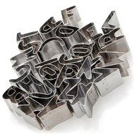 Cake &amp; Cookie Cutters 26PCS A-Z English Letters Stainless Steel Cake Cookies Cutter Mold Set N3