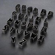 Cake &amp; Cookie Cutters 26PCS A-Z English Letters Stainless Steel Cake Cookies Cutter Mold Set N4