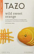 Tazo Wild Sweet Orange Tea 20ct Box N2