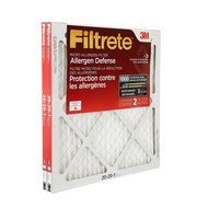 Filtrete Micro Allergen Defense Filter, MPR 1000, 16 x 25 x 1-Inches, 2-Pack N2