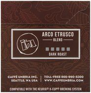 Caffe Umbria Single Serving Coffee Cups, Arco Etrusco Blend, 12 Count N5