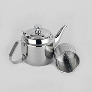 1400ml Coffee Kettle Induction Cooker Boil Water Kettle 304 Stainless Steel Tea Kettle with Strainer N9