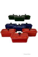 Set 9 Mini Individual Porcelain Rectangular Casserole Oven Safe Cocette DISHES