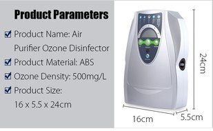 Robolife Air Purifier Ozone Disinfector Fruits Vegetables Sterilization US Plug N2