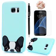 Badalink Galaxy S7 Case Shockproof Drop Protection Soft TPU Rubber Bumper Protective Back Cover Slim-Fit Flexible... N23