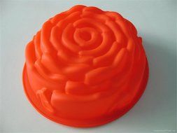 12-Pack DIY Microwave Oven Special Silicone Rose Cake Cups Mold Baking Mold Ice Mold Pizza Mold Pudding Mold,... N7