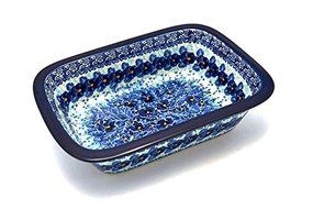 Polish Pottery Baker - Rectangular with Grip Lip - Unikat Signature U3639