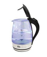 Elite Platinum EKT-200 Maxi-Matic 1.7 L Cordless Glass Kettle, Clear N2