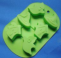 6 Cavity Flowers Silicone Non Stick Cake Bread Mold Chocolate Jelly Candy Baking Mould N5