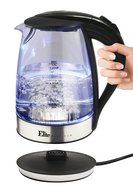 Elite Platinum EKT-200 Maxi-Matic 1.7 L Cordless Glass Kettle, Clear N4