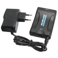 BephaMart 1080P MHL HDMI to SCART Composite Video Converter Stereo Audio Adapter HD For TV DVD N2