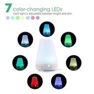 Essential Oil Diffuser, Eonfine 100ml Aromatherapy Oil Diffuser Ultrasonic Mist Air Humidifier with 7 Color Changing... N6