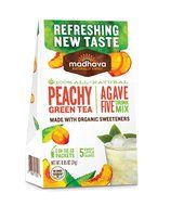 Madhava Gluten Free AgaveFive Iced Tea Drink Mix, Lemonade, (Pack of 6) N4