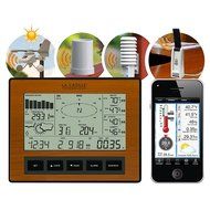 La Crosse Technology WS-2816CH-IT Professional Weather Center, Cherry Finish N4