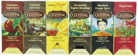Celestial Seasonings Herbal &amp; Black Tea Variety Pack, 150 Count