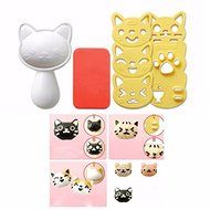 &quot;4Pcs/Set PP Kawaii Cat Rice Mold Sushi Egg Chocolate DIY Kitchen Tool&quot; shopping