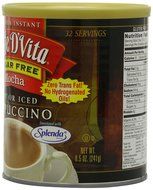 Caffe D'Vita Sugar Free Mocha Instant Cappuccino, 8.5-Ounce Canisters (Pack of 6) N4