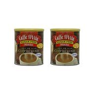 Caffe D'Vita Sugar Free Mocha Instant Cappuccino, 8.5-Ounce Canisters (Pack of 6) N9