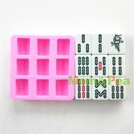 Mom&amp;pea 0611 Mahjong Suo Shaped Silicone Mould for Fondant Cake Sugar Paste Cake Decoration 3d Cake Toppers Mold... N2