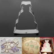 Cake &amp; Cookie Cutters Wedding Dress Cookie Cutter Fondant Cake Biscuit Mold