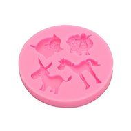&quot;dipshop Mammals Animals Silicone Fondant Mold Chocolate Polymer Clay Mould&quot; shopping