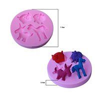 &quot;dipshop Mammals Animals Silicone Fondant Mold Chocolate Polymer Clay Mould&quot; shopping N3