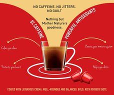 Rooibos Nespresso Capsules. South African Rooibos Tea (1 Box of 10 Capsules) N10