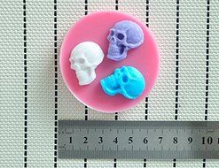 MathildaBaking Collection - Aztec Skull Theme Silicone Fondant Lace Molds Serie - Fondant and Gum Paste Silicone... N2