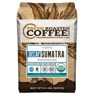 Sumatra Decaf Organic Fair Trade Coffee, Whole Bean, Mountain Water Processed Decaf Coffee, Fresh Roasted Coffee...