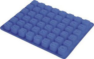 48 Even 26 Letters Silicone Cake Mold Soap Mold