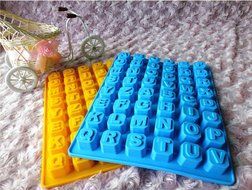 48 Even 26 Letters Silicone Cake Mold Soap Mold N3