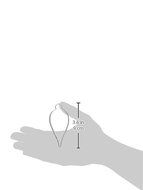 R&amp;M Ornament Teardrop 3.25" Cookie Cutter in Durable, Economical, Tinplated Steel