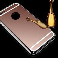 iPhone 7 Plus Glass Mirror Silver Case-Auroralove Luxury Bling Diamond Makeup Case Soft Slim Glass Mirror Case... N8