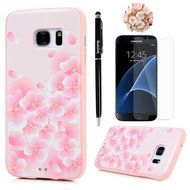Badalink Galaxy S7 Case Shockproof Drop Protection Soft TPU Rubber Bumper Protective Back Cover Slim-Fit Flexible... N51