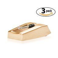 Cassette and Record Player with 3 Pack Diamond Tip Needle &ndash; Relive Those Unforgettable Memories &ndash; Easily Record...