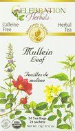 Celebration Herbals Organic Mullein Leaf Tea Caffeine Free -- 24 Herbal Tea Bags N2
